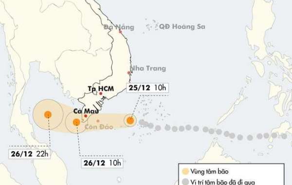 Bão số 16 - Tembin chệch hướng xuống phía nam, uy hiếp Nam Bộ