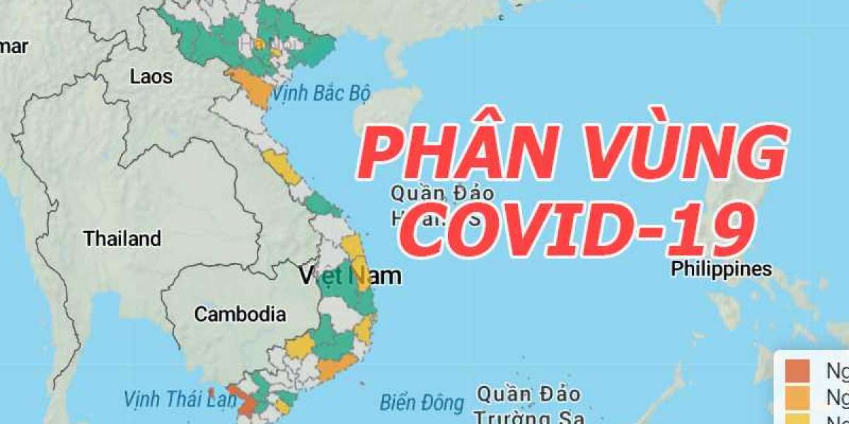 Hướng dẩn Cách xem bản đồ phân vùng dịch Covid theo màu tại Việt Nam