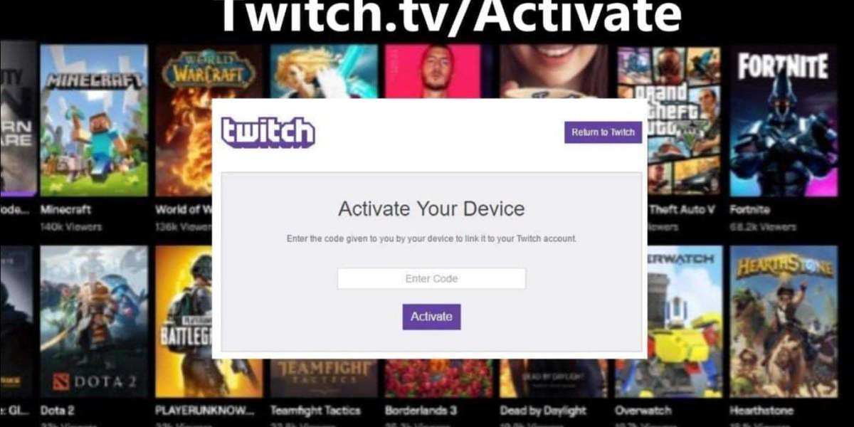 Twitch.tv/activate Enter Code to activate Twitch TV To Activate