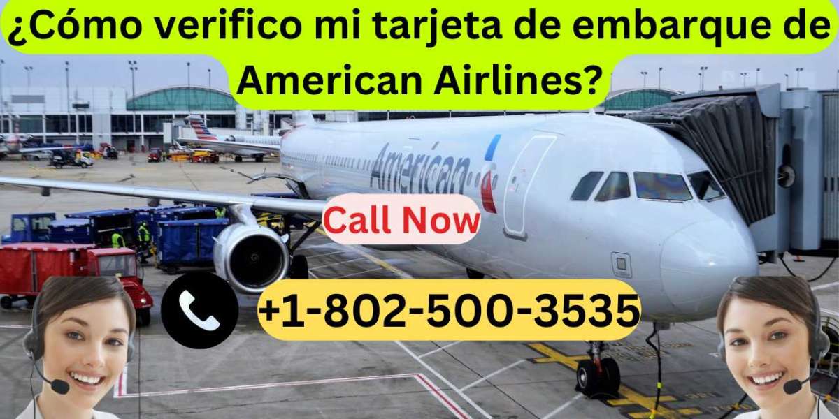 ¿Cómo verifico mi tarjeta de embarque de American Airlines?