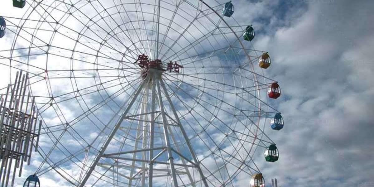 Double Face Ferris Wheels Become New Novel Attraction At Amusement Parks