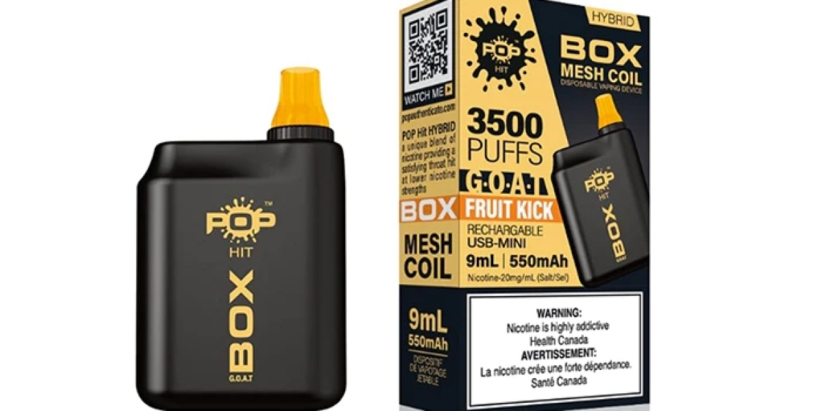 Pop Hybrid Box G.O.A.T 3500 Puff Rechargeable Vape Device - 5ct