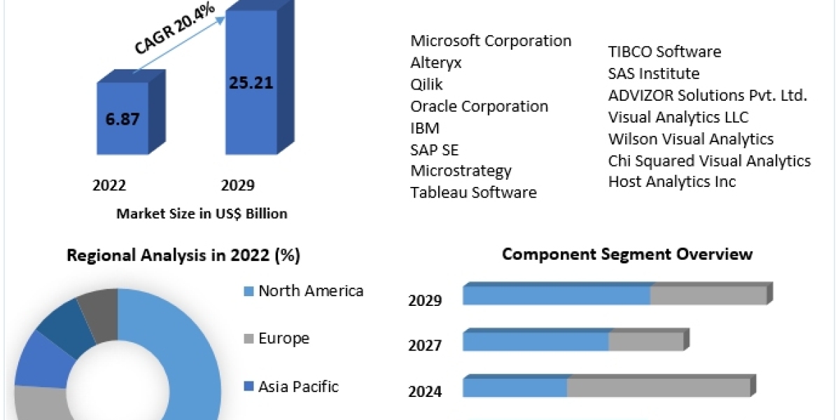 Visual Analytics Market To Hit USD 25.21 Bn 2029. to grow at 20.4% by the year 2023-2029