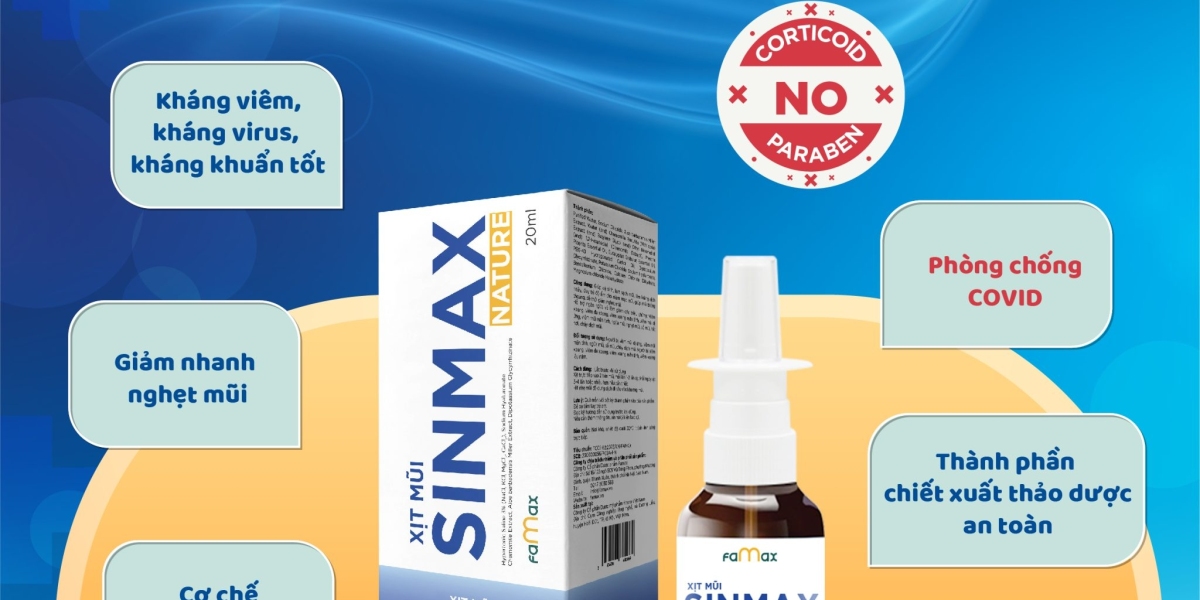 SinMax Nature hỗ trợ cực tốt cho những ai bị viêm xoang, viêm mũi