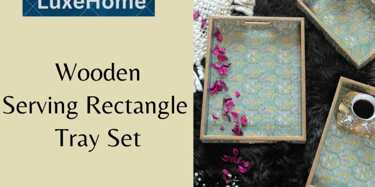 Buy Rectangle Tray for home Online at Best Price From Luxehome