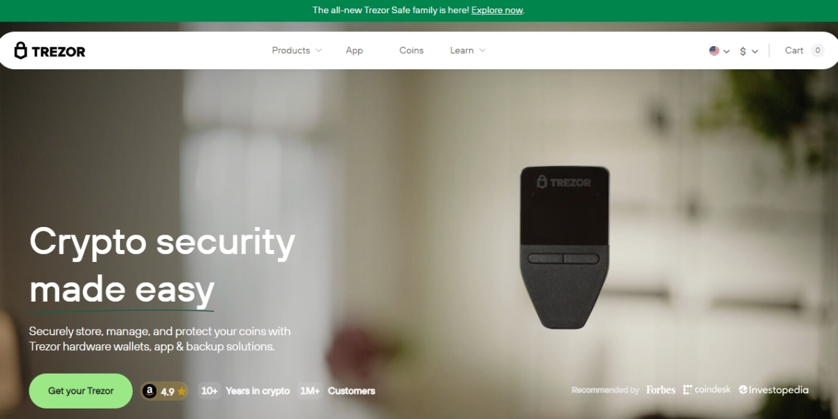 Trezor.io/start - Best Hardware Wallet