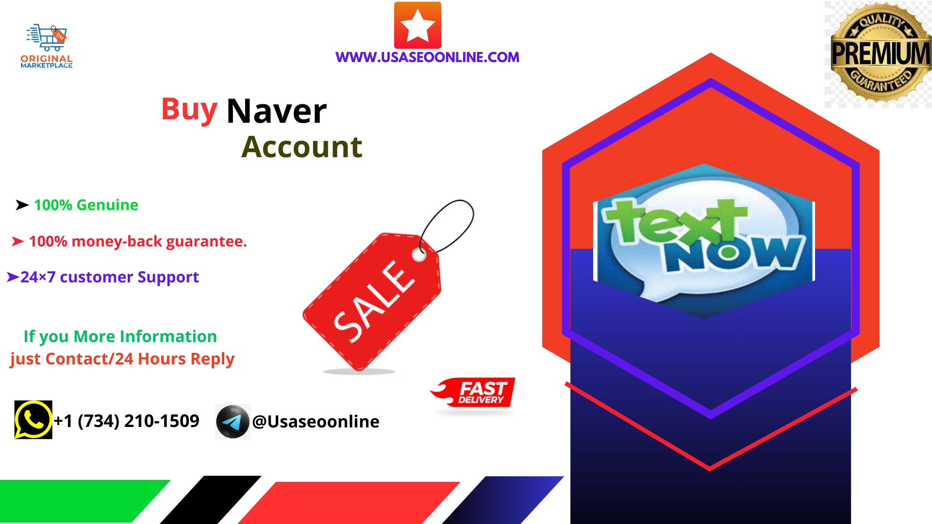 Buy Textnow Accounts - USA SEO Online