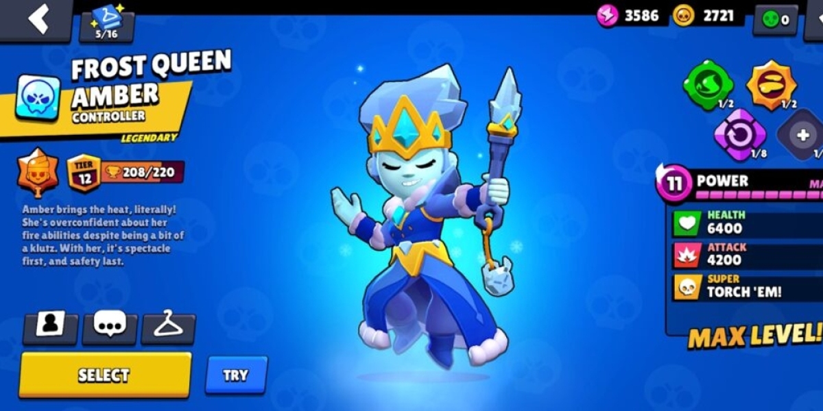 Frost Queen Amber's Legendary Upgrade in Brawl Stars: New Perks!