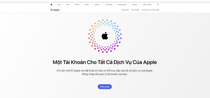 Hướng dẫn cách tạo ID Apple trên máy tính đơn giản