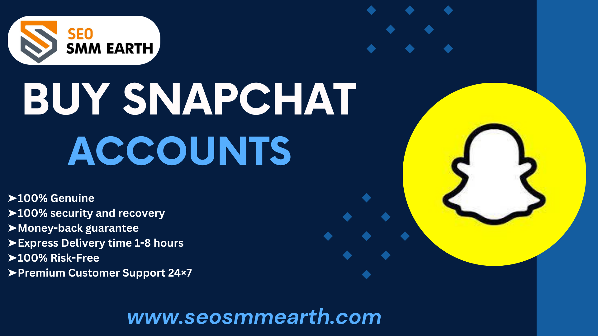 Buy Snapchat Accounts (PVA) - 100% positive Snapchat Account