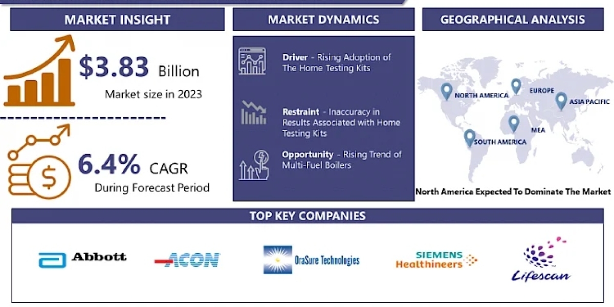 Home Testing Kits Market to Capture a CAGR of 6.4%, to Hit USD 6.69 Billion by 2032