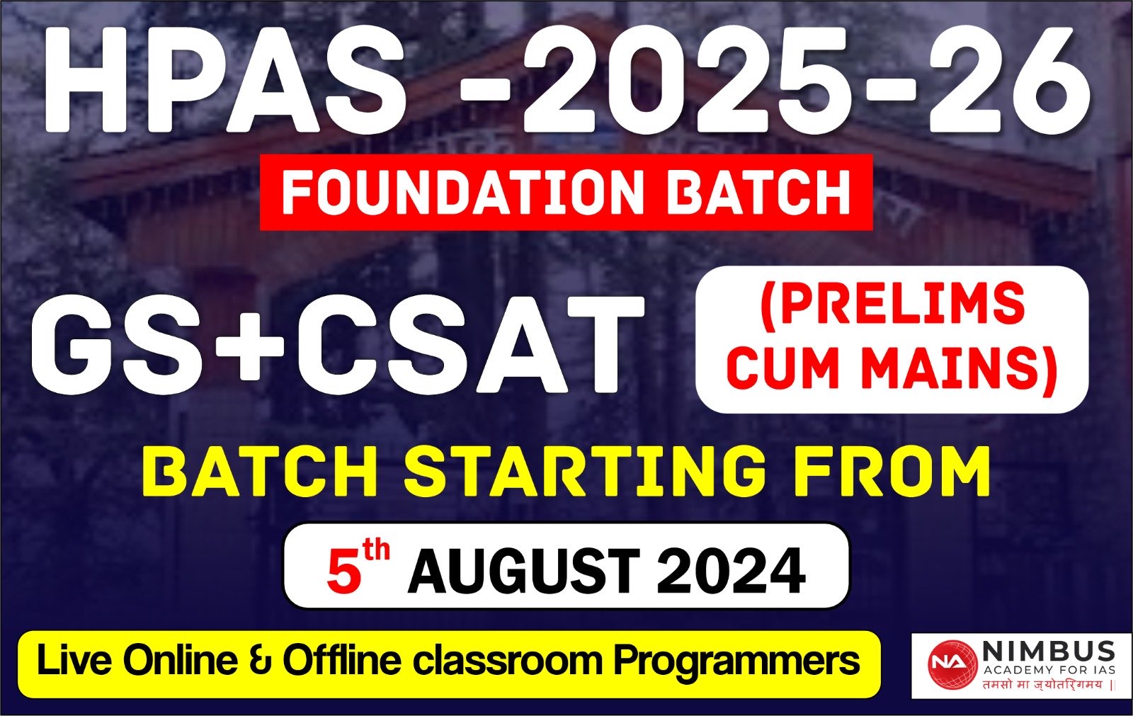 Nimbus IAS Academy for IAS Coaching in Chandigarh