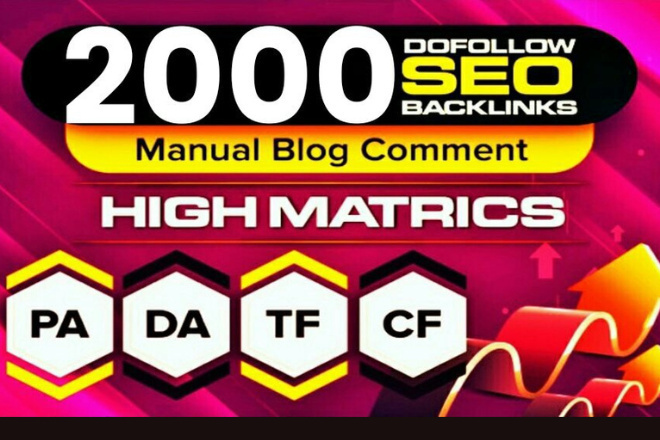 I will do 2000 High DA DR TF CF Blog Comments Backlinks Low OBL for $40, freelancer Abdul Moiz (moiz_98) – Kwork
