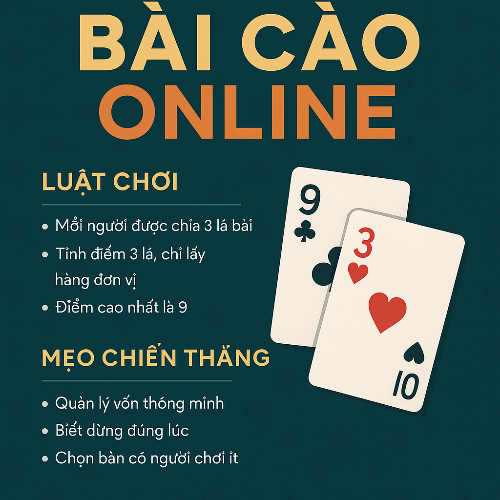Bài Cào Online – Luật Chơi và Mẹo Chiến Thắng Dành Cho Người Mới