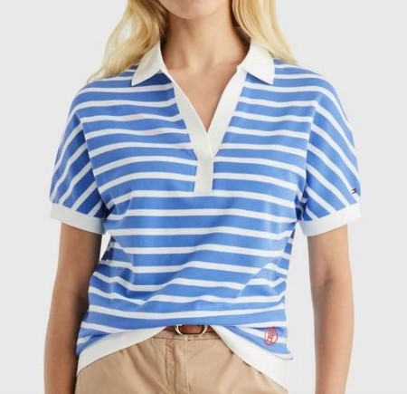 TOMMY HILFIGER WOMAN POLO SHIRT REGULAR FIT BLUE SPELL Profile Picture